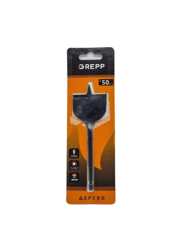 GREPP Сверло перовое по дереву 50х152 мм 301-50152/240