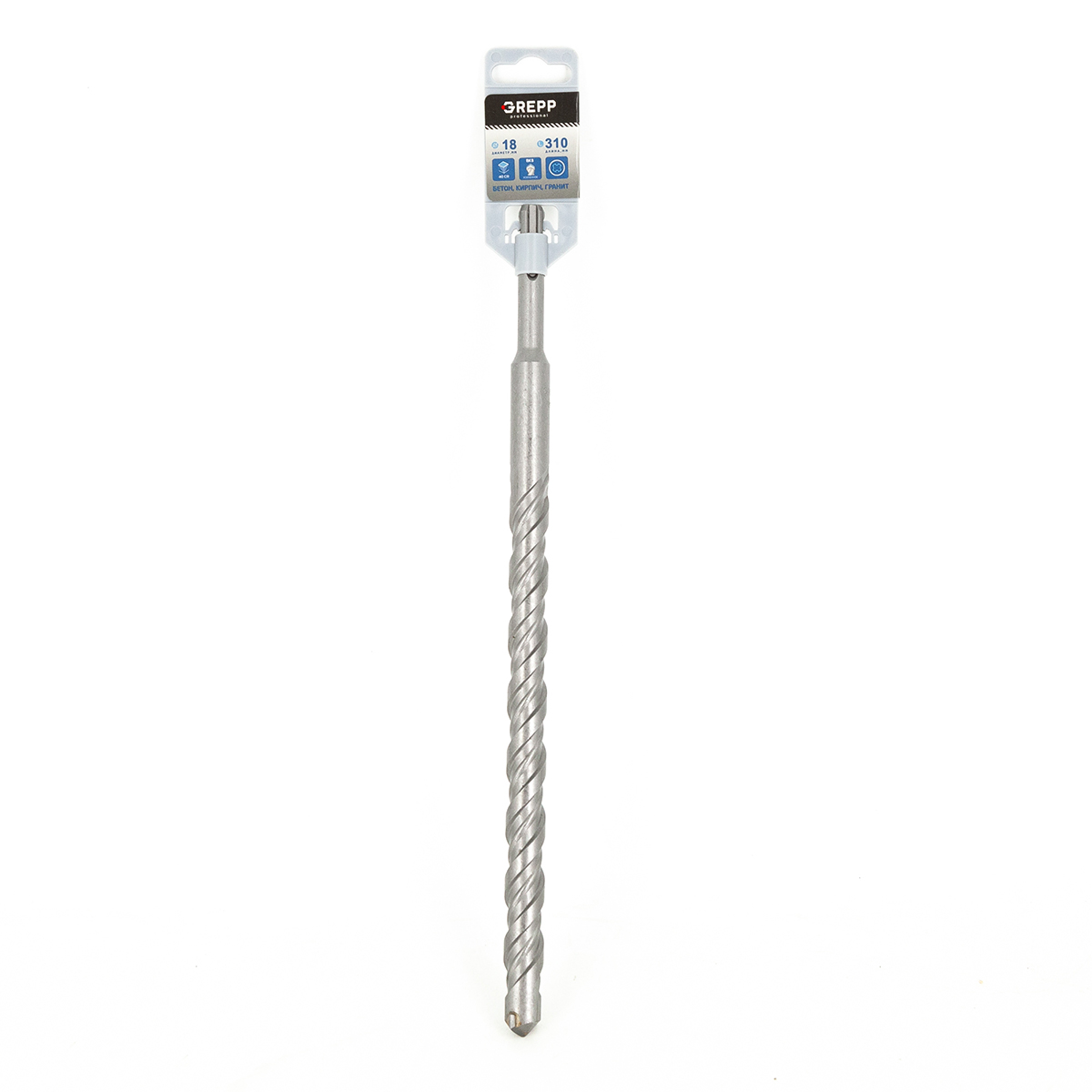 GREPP Бур по бетону SDS-plus,18*310 mm арт 103-18310