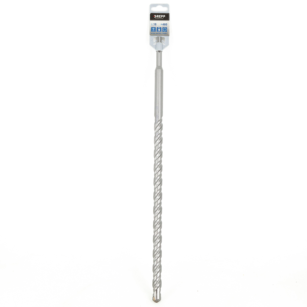 GREPP Бур по бетону SDS-plus,18*460 mm арт 103-18460
