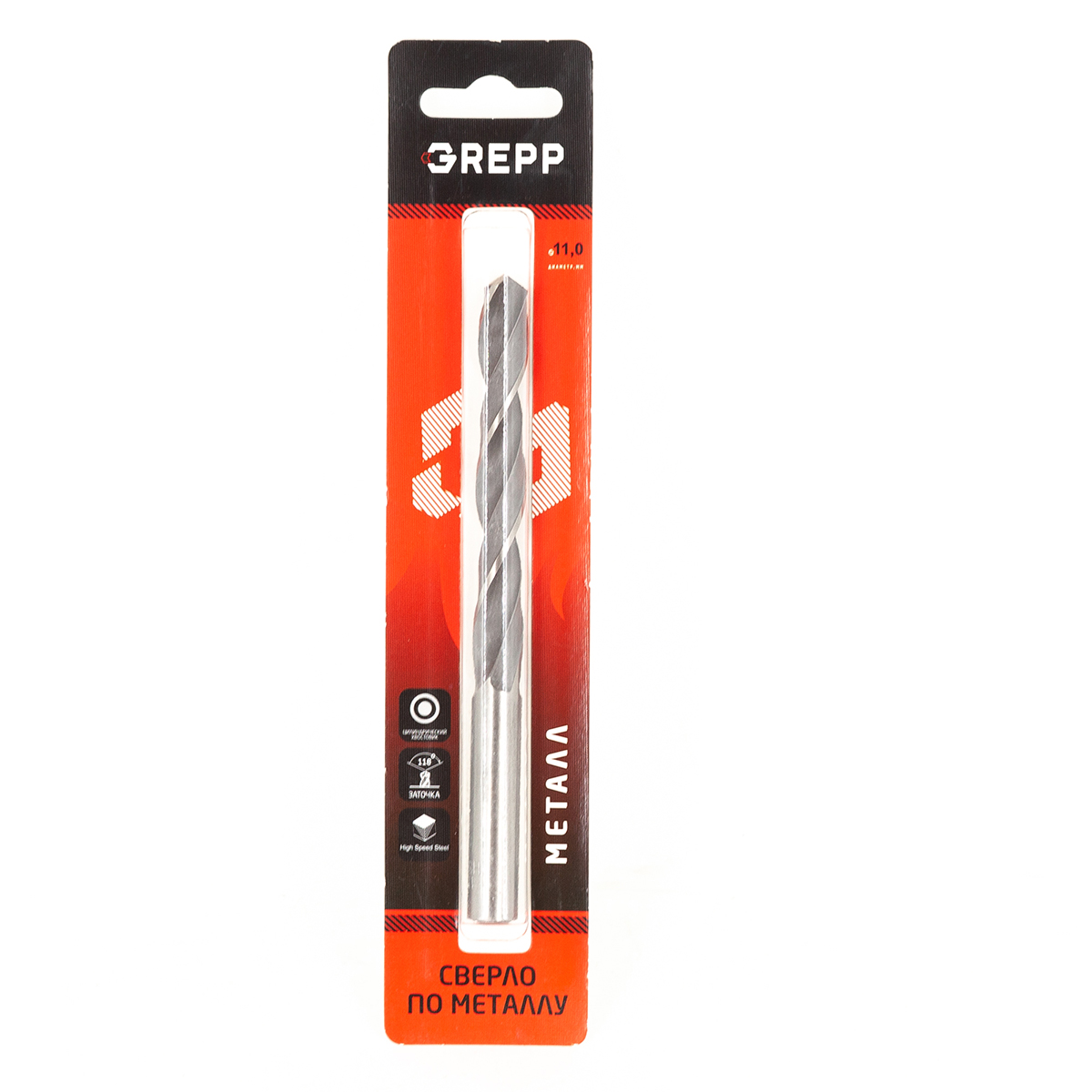 GREPP Сверло по металлу HSS 11mm арт 201-1101