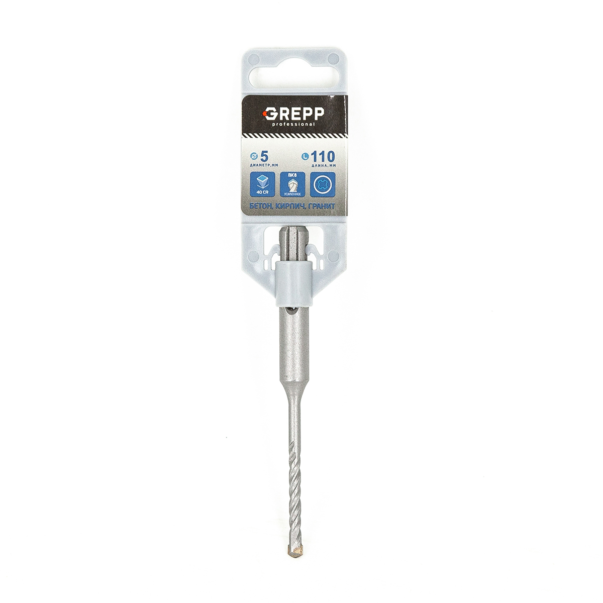 GREPP Бур по бетону SDS-plus,5*110 mm арт 103-05110